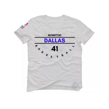 Imagem de Camiseta Dirk Nowitzki Basquete Dallas Maverick Camisa - Loja White Ma