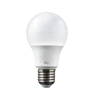 Imagem de Lampada led bulbo e27 a60 9w 6500k kian bivolt forte inmetro, Branco, 