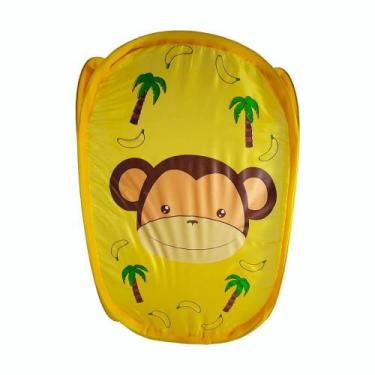 Imagem de Cesto Organizador Infantil Dobrável Multi Brinquedo Roupas - Estampa M