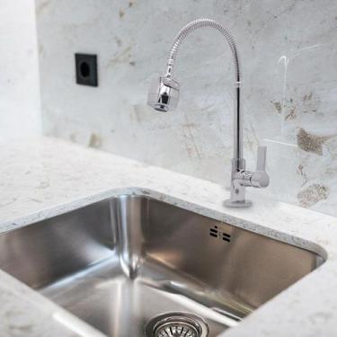 Imagem de Torneira Gourmet de Cozinha bica movel bancada - CREATORE METAIS