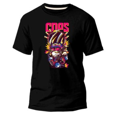 Imagem de Camiseta Algodão Premium Estampa Digital Robo Nerde Raios - NoBrand, P