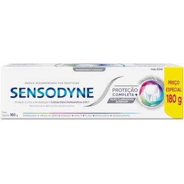 Imagem de Sensodyne NOVO Creme Dental Proteção Completa com Flúor, Contra a Sensibilidade 8 em 1, 180g