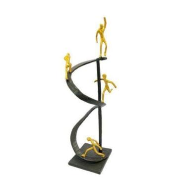 Imagem de Escultura Decorativa Crianças Brincando Impecavel Luxo - LUXdécor