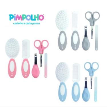 Imagem de Kit 5 Peças Higiene Infantil Bebe - Pimpolho, Rosa