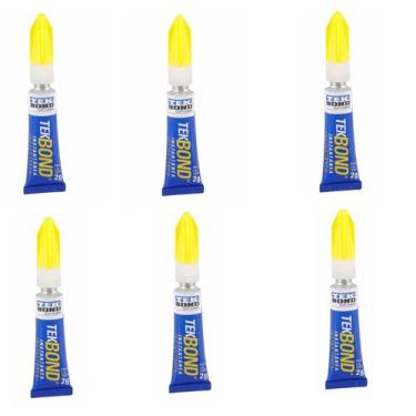 Imagem de KIT Super Cola TekBond Cartela 6 Und Alta Qualidade - EMB-UTILIT