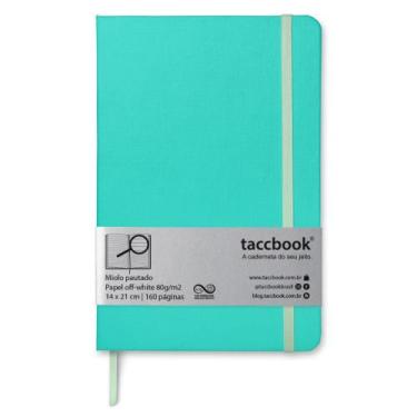 Imagem de Caderno Pautado taccbook Verde água 14x21 Ríg.