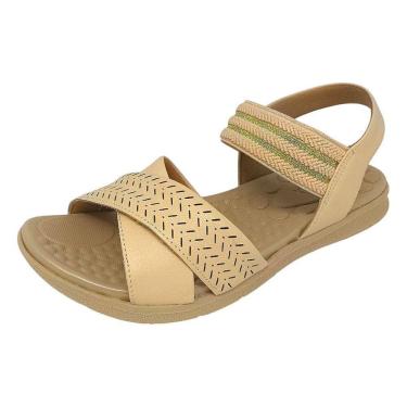 Imagem de Sandália Feminina Rasteira Facil Calce Conforto Usaflex