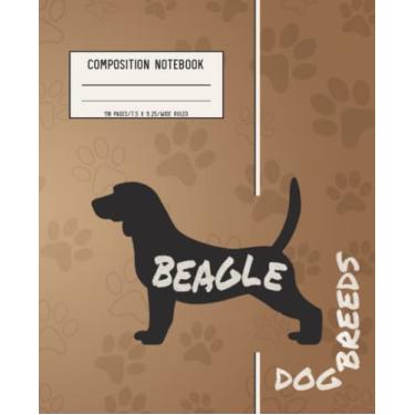 Imagem de Composition Notebook: Beagle (Dog Breeds Series), Wide Ruled Lined Paper Journal, 7.5 X 9.25 in 110 Pages, for School, Students or Teachers