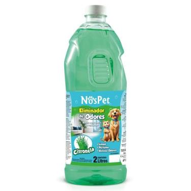 Imagem de Desinfetante Eliminador De Odores Pet Limpador Citronela 2Lt - NOSPET