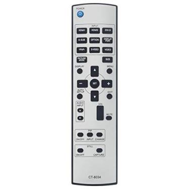 Imagem de Controle remoto substituído CT-8034 - Substituição de controle remoto WINFLIKE CT8034 adequado para Toshiba Display TD-Z701 TD-Z551 TD-Z421 TD-Z471 iiyama Prolite LH4780SB Controlador remoto