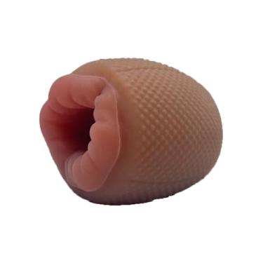 Imagem de Copo de masturbador masculino 2 em 1, dupla experiência aberta boca e masculina masturbador realista masculino adulto brinquedos sexuais, boquete realista 3D macio e realista vagina texturizada