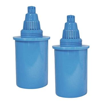 Imagem de Naples Naturals 1089 Alkaline Water Pitcher Filter Replacement Cartridge, Blue (Pack of 2) (AOK1089FBLUX2)