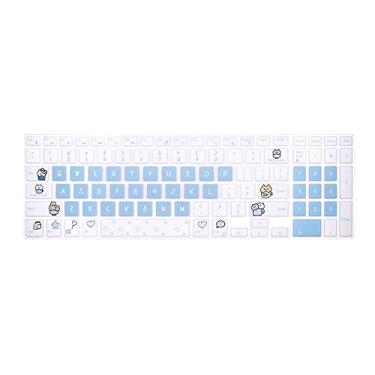 Imagem de WYGCH Capa de silicone para teclado Dell Inspiron 15 3000 5000 Series/Inspiron 17 3000 Series/Inspiron 17 7786/G3 15 17 Series/G5 15 Series/para Dell G7 15 17 Series-Cup Cat