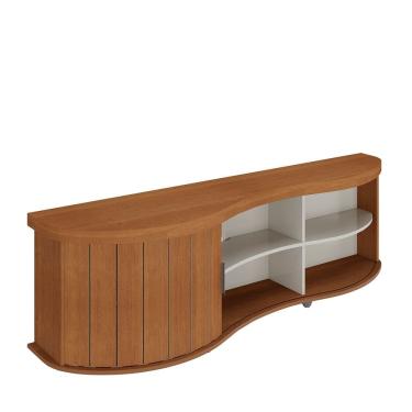 Imagem de Rack Bancada Tv 75 Pol 180 cm 4699 Cinamomo Off White ARLY