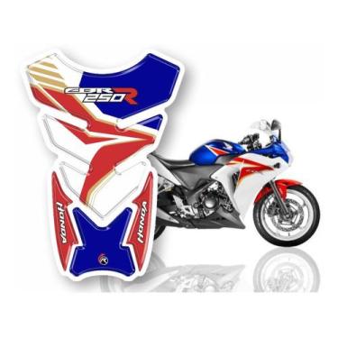 Imagem de Adesivo Cbr250r Protetor De Tanque Resinado Grande Ml55 - Resitank