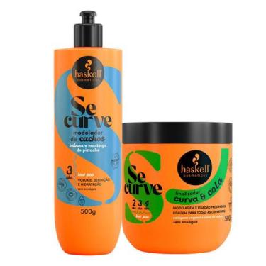 Imagem de Kit Se Curve Curva & Cola e Modelador de Cachos Haskell 3abc