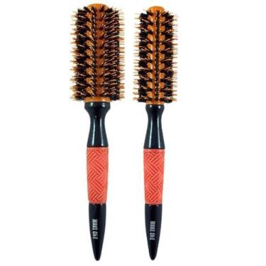 Imagem de 2 Escova Profissional Cerâmica Termo 19mm + 27mm Make One