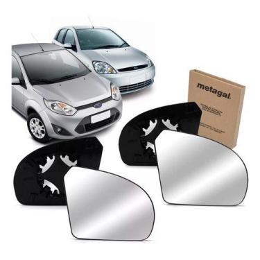 Imagem de Par Lente Com Base Retrovisor Fiesta 2003 A 2014 / Ka 2008 A 2012 Orig