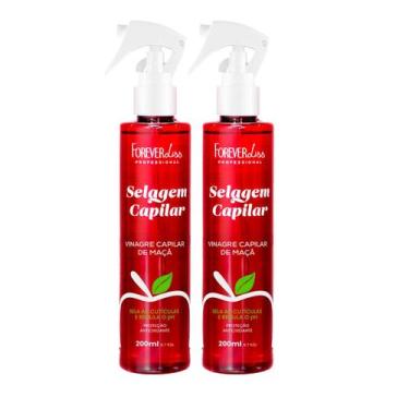Imagem de Kit com 2 Vinagre Capilar de Maçã Forever Liss 200ml - Forever Liss Pr