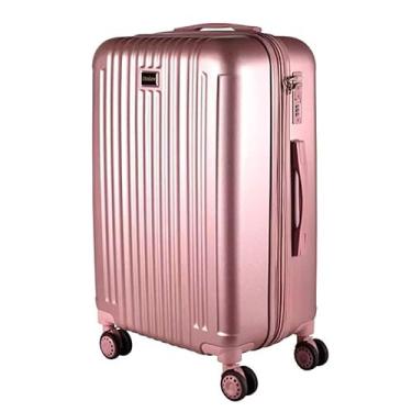 Imagem de Mala Média 23KG Expansível ABS Ultra Leve Giratória Maldivas (Rose)