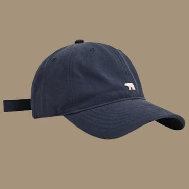 Imagem de Boné de Beisebol Feminino com Bordado de Urso Polar - Estilo Retrô Jap