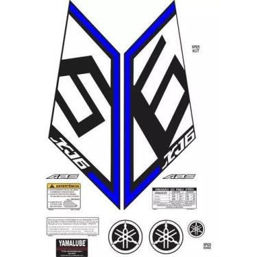 Imagem de Adesivo Kit Yamaha Xj6 2015 Faixa Do Tanque  Emblemas Np929 - Resitank