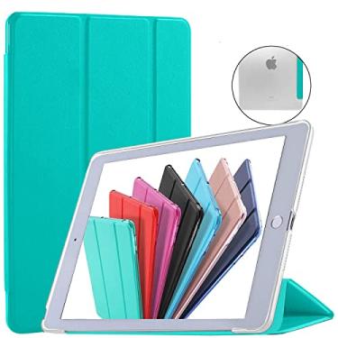 Imagem de DuraSafe Cases iPad Mini 4º 7,9 polegadas 2015 [Mini 4 Geração] A1538 A1550 MK6K2LL/A MK6J2LL/A MK6L2LL/A MK9J2LL/A MK9H2LL/A MK9H2LL/A Capa traseira transparente fina - Aqua