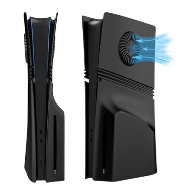 Imagem de Dobewingdelou Painel Frontal Para Ps5 Pro Disc Edition Com Ventilação De Resfriamento E Filtro De Poeira, Placa Frontal, Acessórios De Console, Capa Abs, Capa Lateral De Substituição À Prova De Poei
