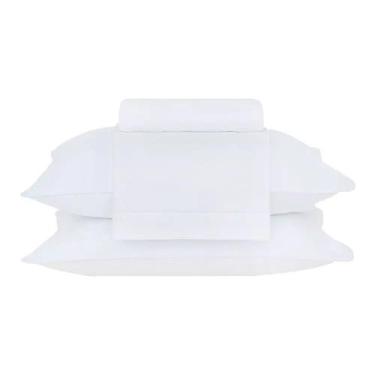Imagem de Jogo Cama Queen 180 Fios Buddemeyer Percalle Branco