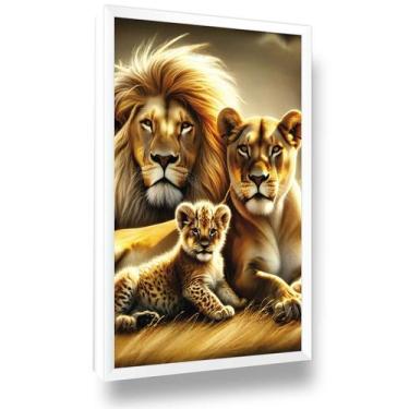 Imagem de Quadro Decorativo Leão Tribo de Judá Familia Sala - Looks Objetos de A