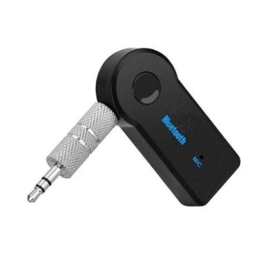 Imagem de Adaptador receptor conector bluetooth para carro ou caixa de som p2 le