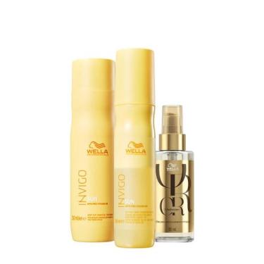 Imagem de Kit Wella Professionals Invigo Sun Reflections Shampoo Leave-in Oil 10