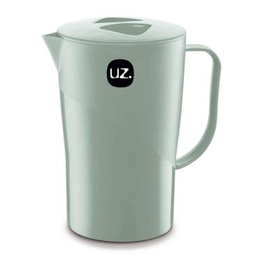 Imagem de Jarra 2 Litros Com Tampa Para Suco Água Plástico Uz Verde