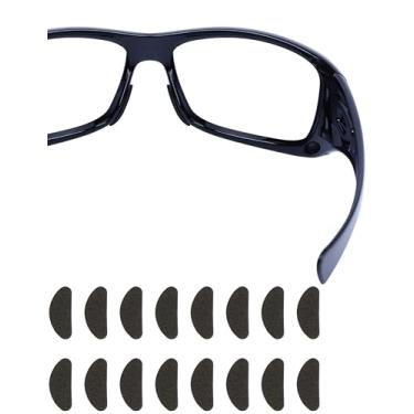 Imagem de HILEEN Almofadas de nariz de substituição para Oakley Holbrook OO9384 | Fuel Cell OO9096 | Prata OO9262 | Antix | Oil Rig | Virabrequim OO9239 | Gascan OO9014 | Óculos de sol Batwolf OO9101, 16 pares