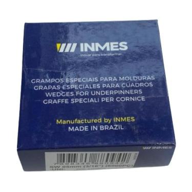 Imagem de Grampo SW 5mm para madeira molduras quadros acabamento Inmes 6000 unid