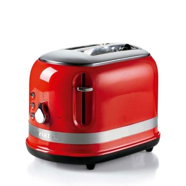 Imagem de Torradeira Elétrica Ariete 149 Moderna Vermelha p/ 2 Fatias 6 Níveis de Tostagem 750W