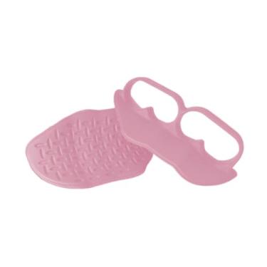 Imagem de YIJU 2pcs Levantamento de peso para homens mulheres flexíveis pull ups protetores manuais protetores de treino garras para exercício de calistenia, Rosa