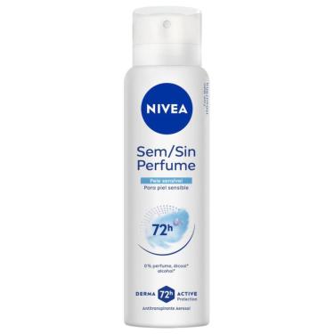 Imagem de NIVEA Desodorante Antitranspirante Aerossol Sem Perfume Pele Sensível 150ml