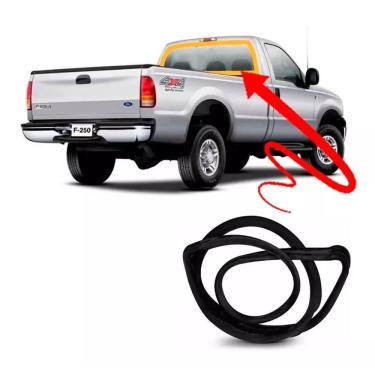 Imagem de Borracha Vidro Traseiro Vigia Inteiriço F250 F350 Apos 1999