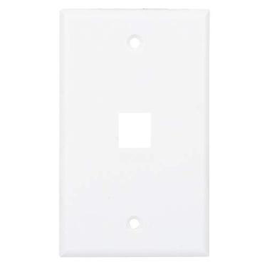 Imagem de 5PCS Painel de Soquete de Rede 120 Tipo de Parede de Panela única Placa de Face Plana RJ45 Painel da Rede de Placa Facial