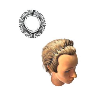 Imagem de Tiara Bell Pente Prendedor Cabelo Preto 12cm Diâmetro - Genérica