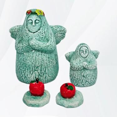 Imagem de tsevdesno 2 peças Legend of Zelda Angel Estátua Hylia Goddess, sala de jogos, decoração de mesa ou aquário de peixes, para jogadores e amantes de Zelda