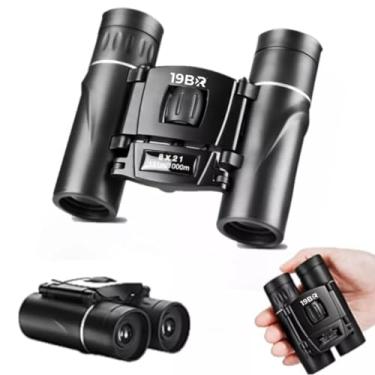 Imagem de Mini Binoculo 8x21 De Bolso Longo Alcance Profissional Preto Com Zoom