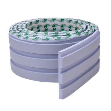 Imagem de Painel Ripado Laminado De Eva Autocolante Rolo 10Mt Azul