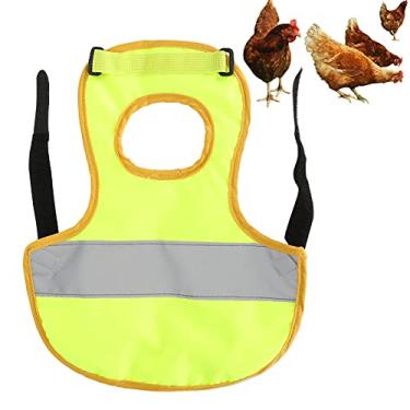 Imagem de Pssopp Colete de galinha Arnês Colete de Segurança Refletivo Roupas de Pato Avental de Sela de Galinha Roupas de Proteção de Pena [Verde] Cuidados com Aves