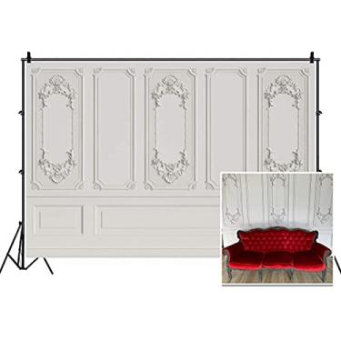 Imagem de Leyiyi 3 x 2 metros vintage quarto interior fundo moldura europeia casa moderna castelo francês cementaria parede estilo retrô foto fundo caubói crianças aniversário retrato estúdio vinil acessório papel de parede