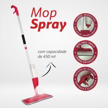 Imagem de Mop Spray Esfregão Microfibra Rodo de Limpeza Com Reservatorio Condor 