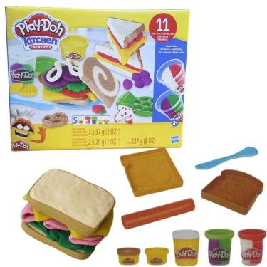 Imagem de Massinha Play-Doh Hora do Café com Snakes e Sanduiches 