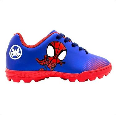 Imagem de Chuteira Infantil Society Dray Marvel Homem Aranha-Unissex