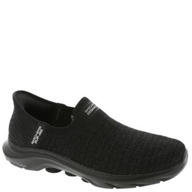 Imagem de Skechers Tênis feminino Go Walk 7 Springtime Hands Free Slip-ins, Preto, 42